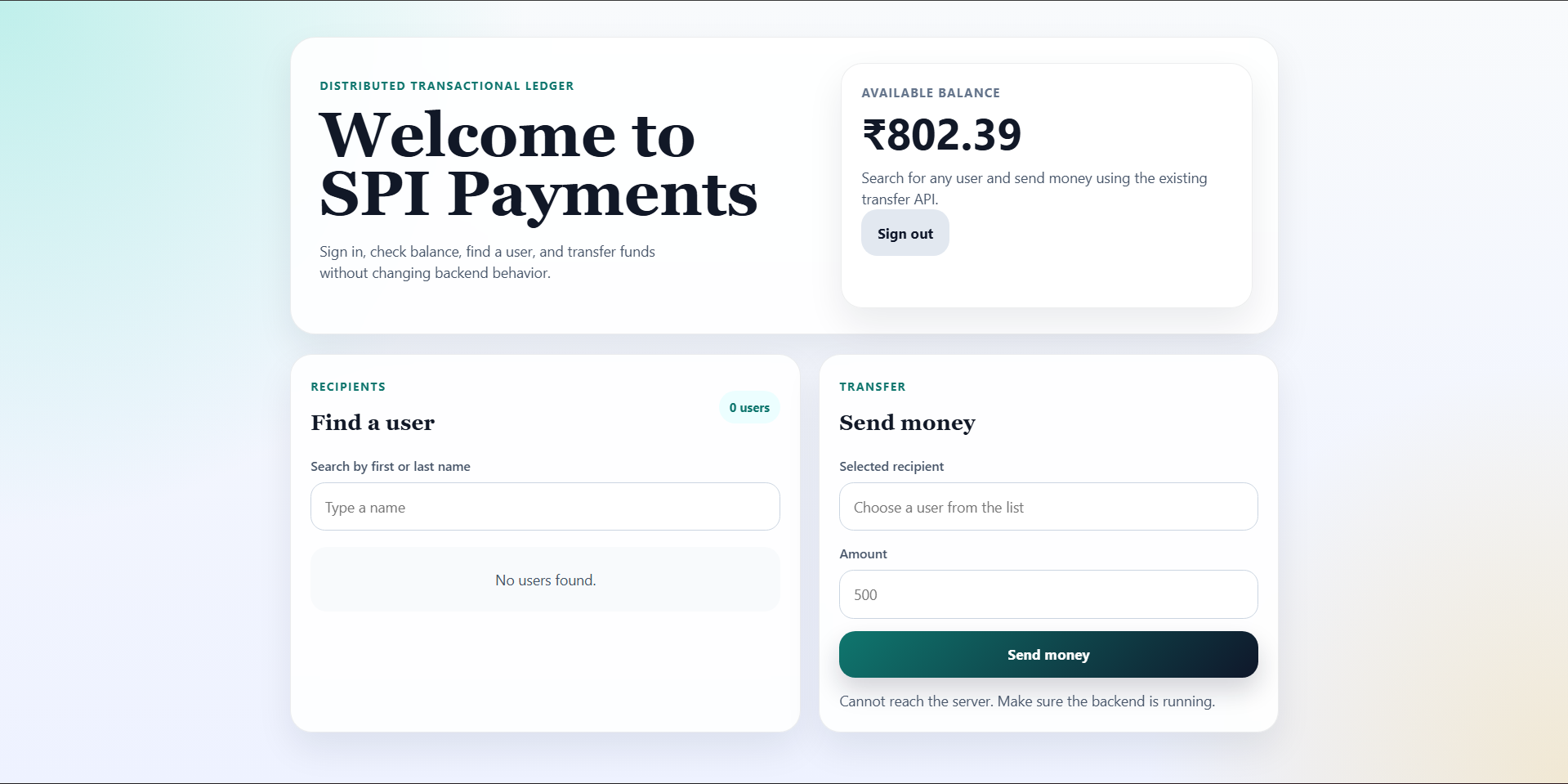 Distributed Transactional Ledger